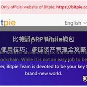 比特派APP Bitpie钱包使用技巧：多链资产管理全攻略