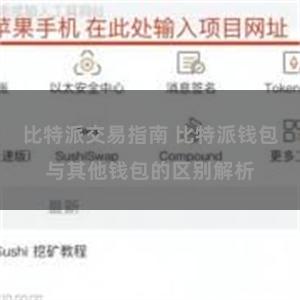 比特派交易指南 比特派钱包与其他钱包的区别解析