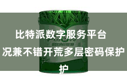 比特派数字服务平台  况兼不错开荒多层密码保护